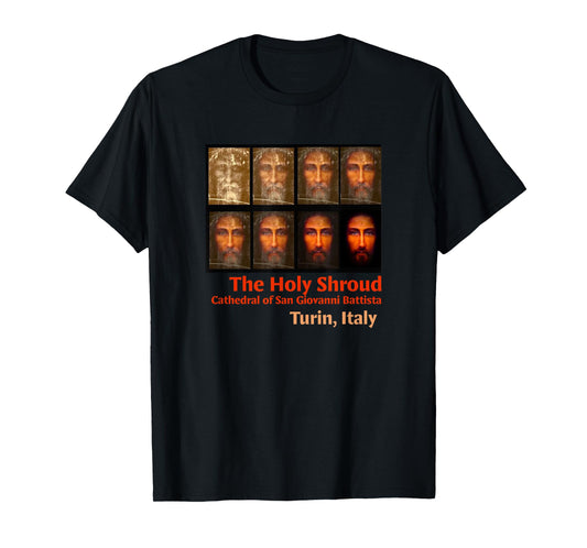 Shroud of Turin The Holy Face of Jesus Test Phases T-Shirt