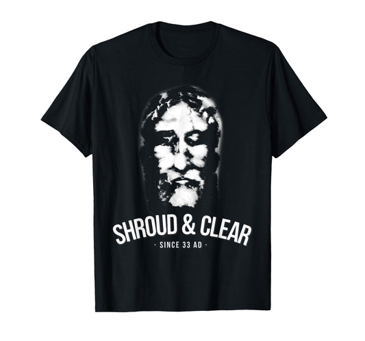 Shroud Of Turin Face of Jesus Christ Catholic T-Shirt