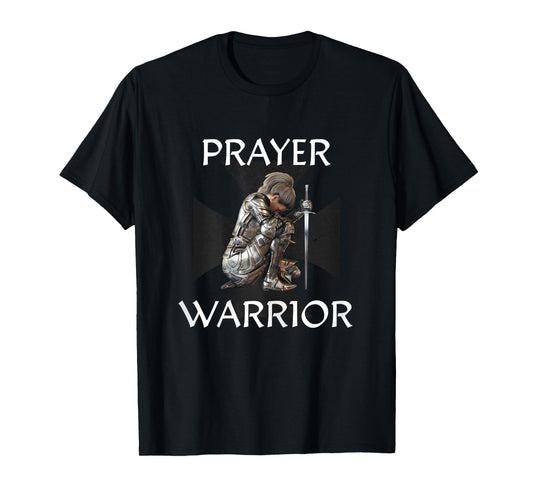Christian Bible Verse Religious Gifts Women Prayer Warrior T-Shirt