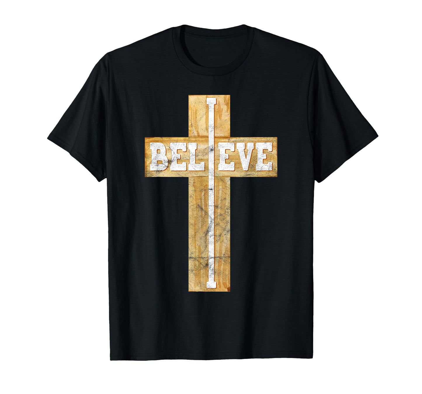 Believe Christian Cross Jesus Christ Christians Men Women T-Shirt