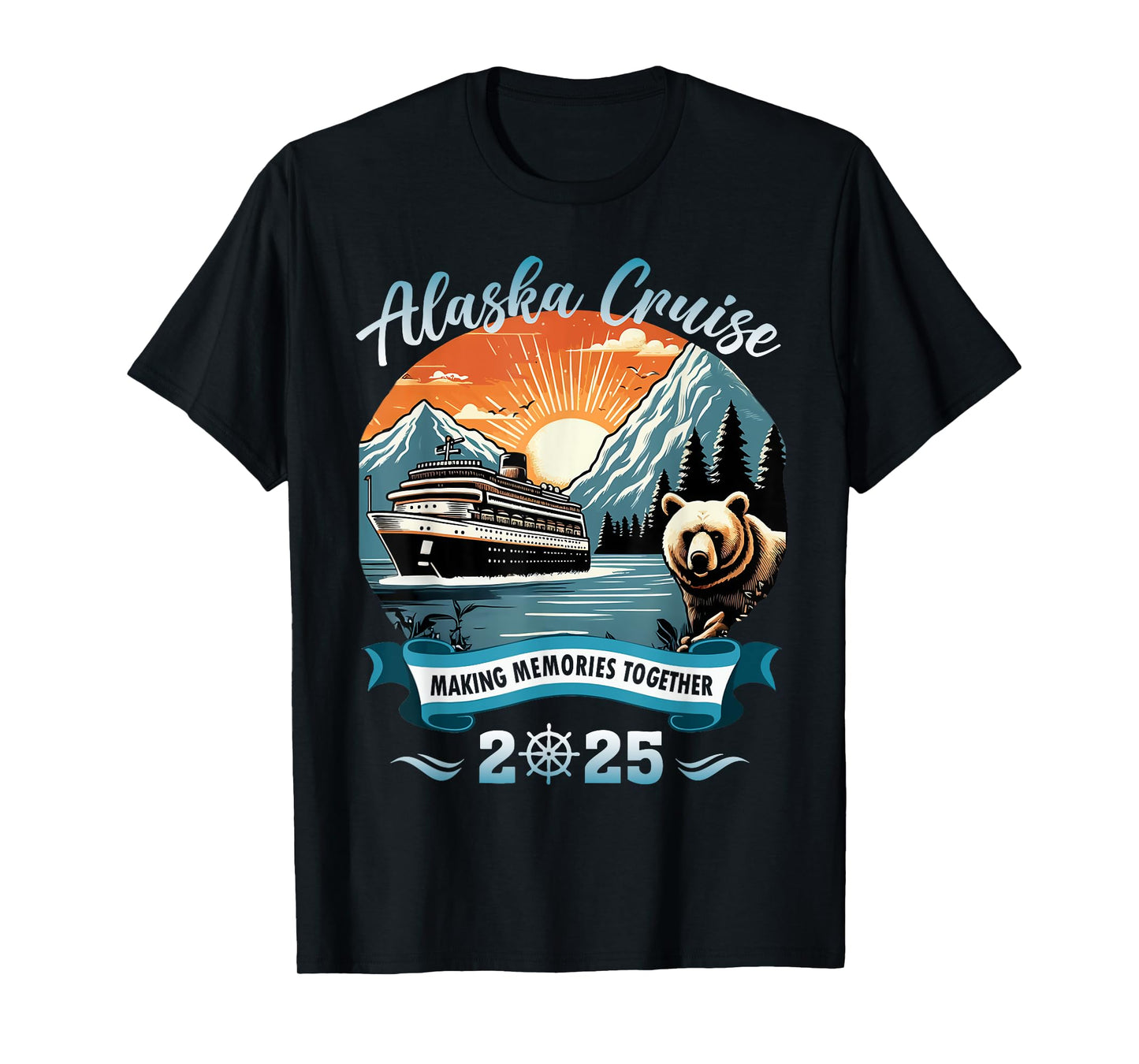 Matching Family Friends And Group Alaskan Alaska Cruise 2025 T-Shirt