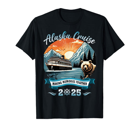 Matching Family Friends And Group Alaskan Alaska Cruise 2025 T-Shirt