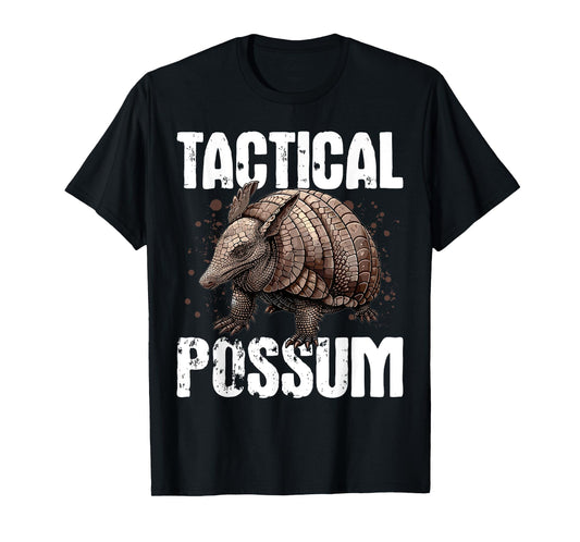 Funny Armadillo Animal Tactical Possum T-Shirt
