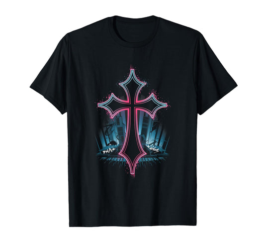 Religion Cross Gothic Goth T-Shirt