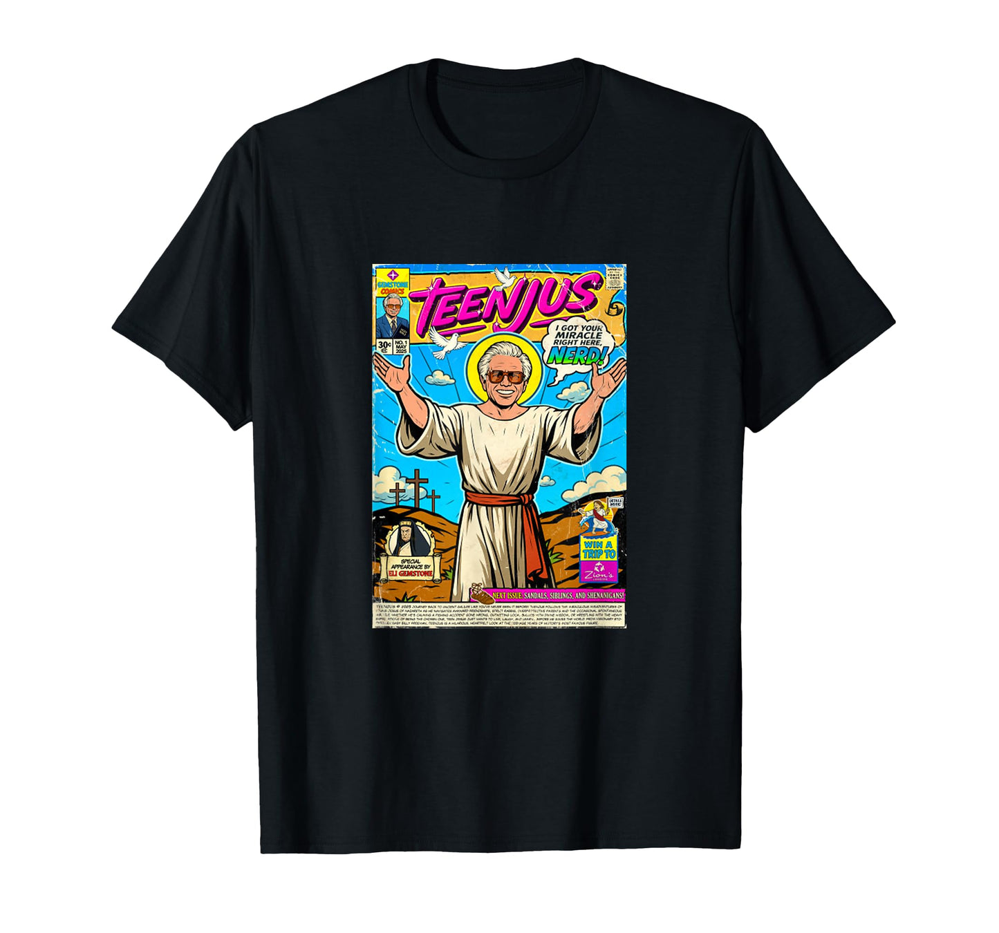 Teenjus Funny Jesus Meme Christ Faith Second Coming T-Shirt