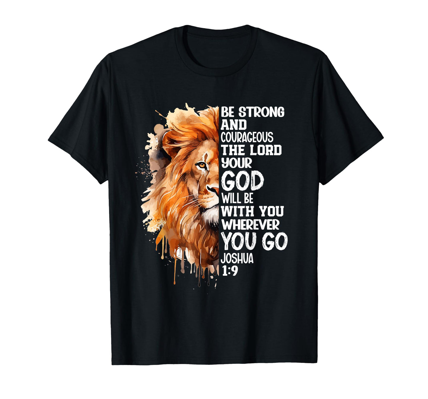 Christian Bible Verse Lion Of Judah Jesus God T-Shirt
