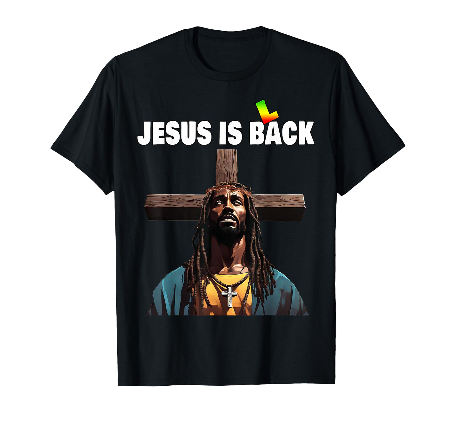 Black Jesus Christ T-Shirt
