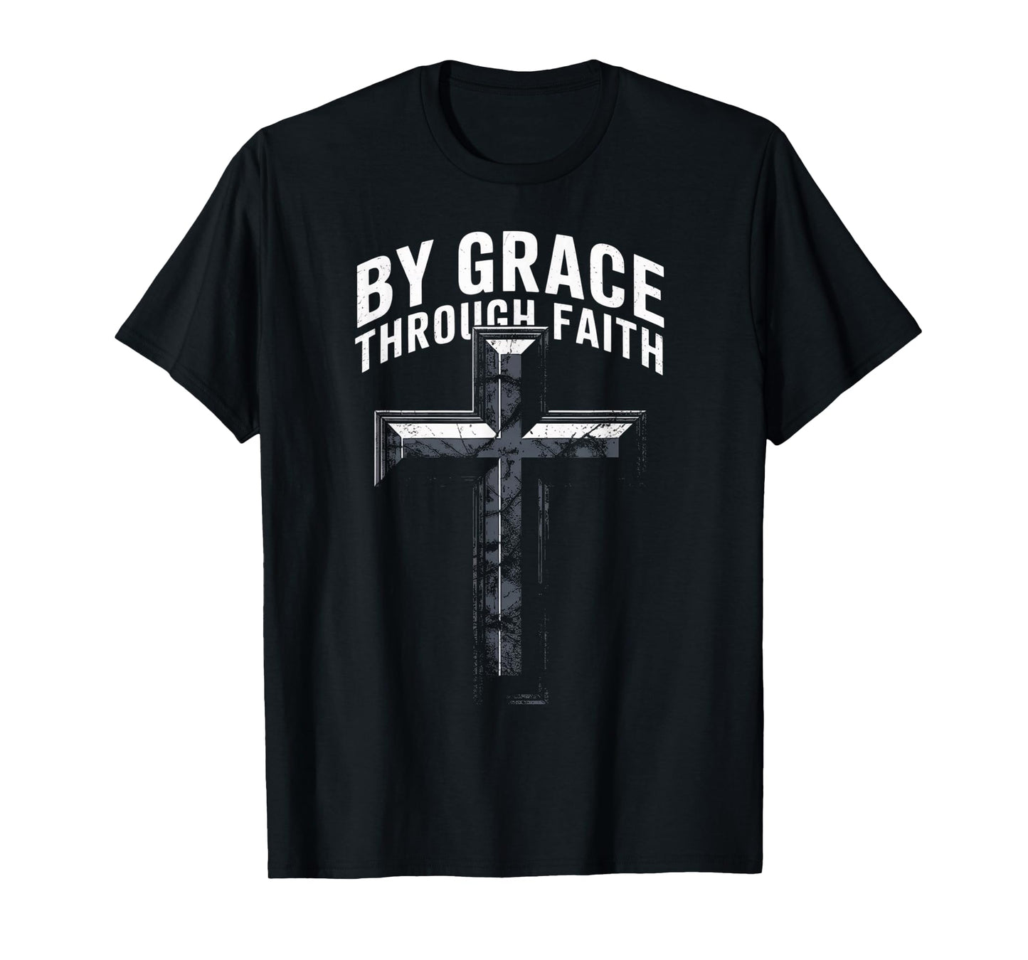 Ephesians 2:8-9 Faithful Grace Christian Design T-Shirt