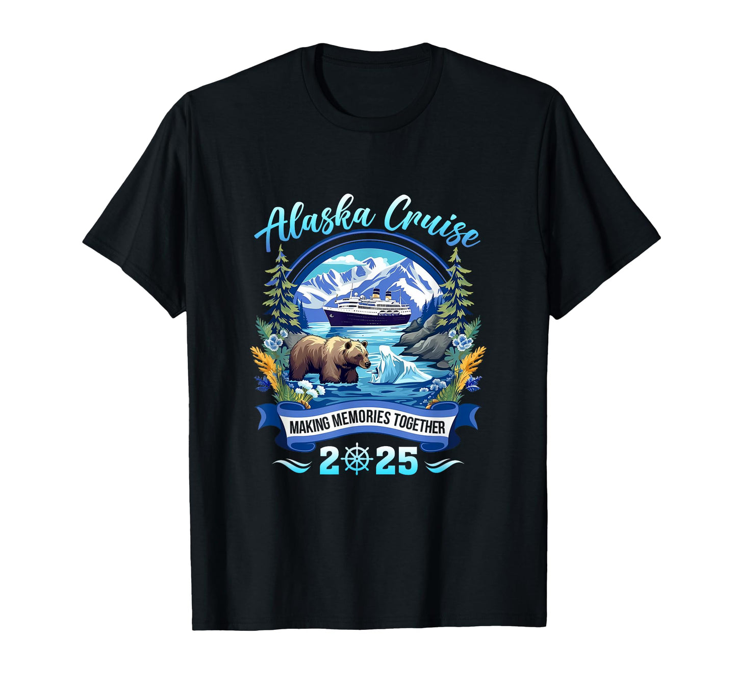 Matching Family Friends And Group Alaskan Alaska Cruise 2025 T-Shirt