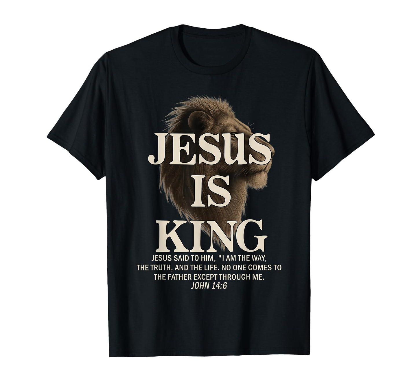 Vintage Jesus is King Bible Verse Gift for Men Women Kid T-Shirt