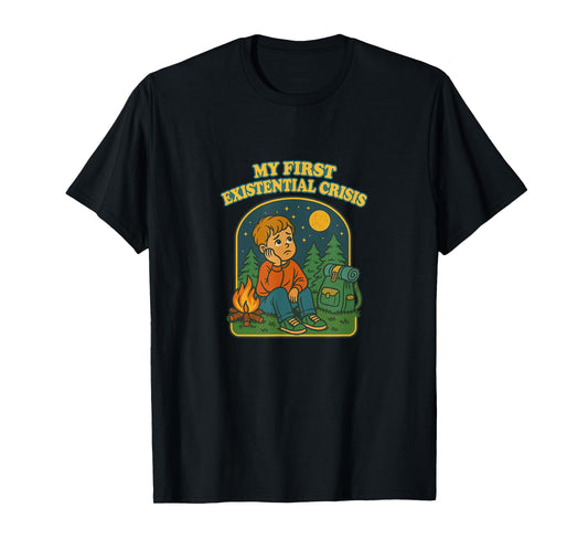 Existential Crisis Funny Blackcraft Dark Humor Goth Punk T-Shirt