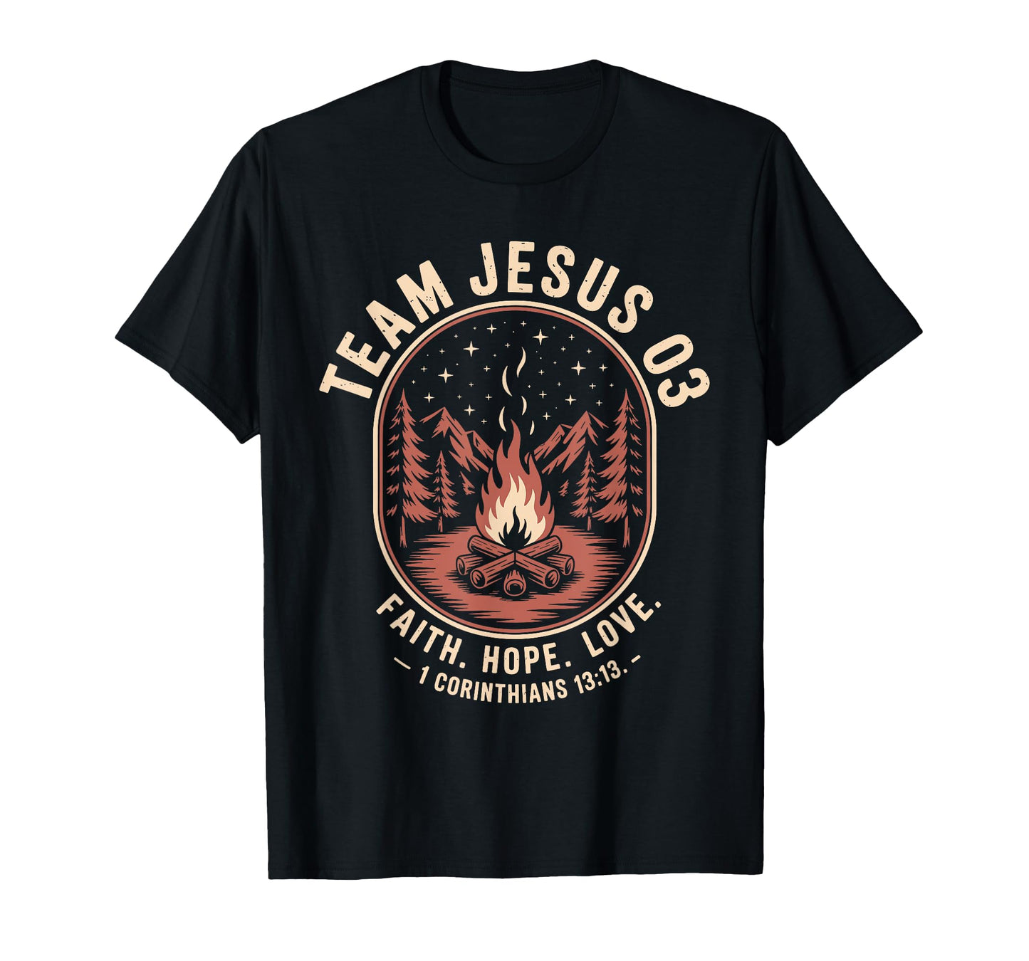 Christian - Team Jesus 03 Faith Hope Love T-Shirt