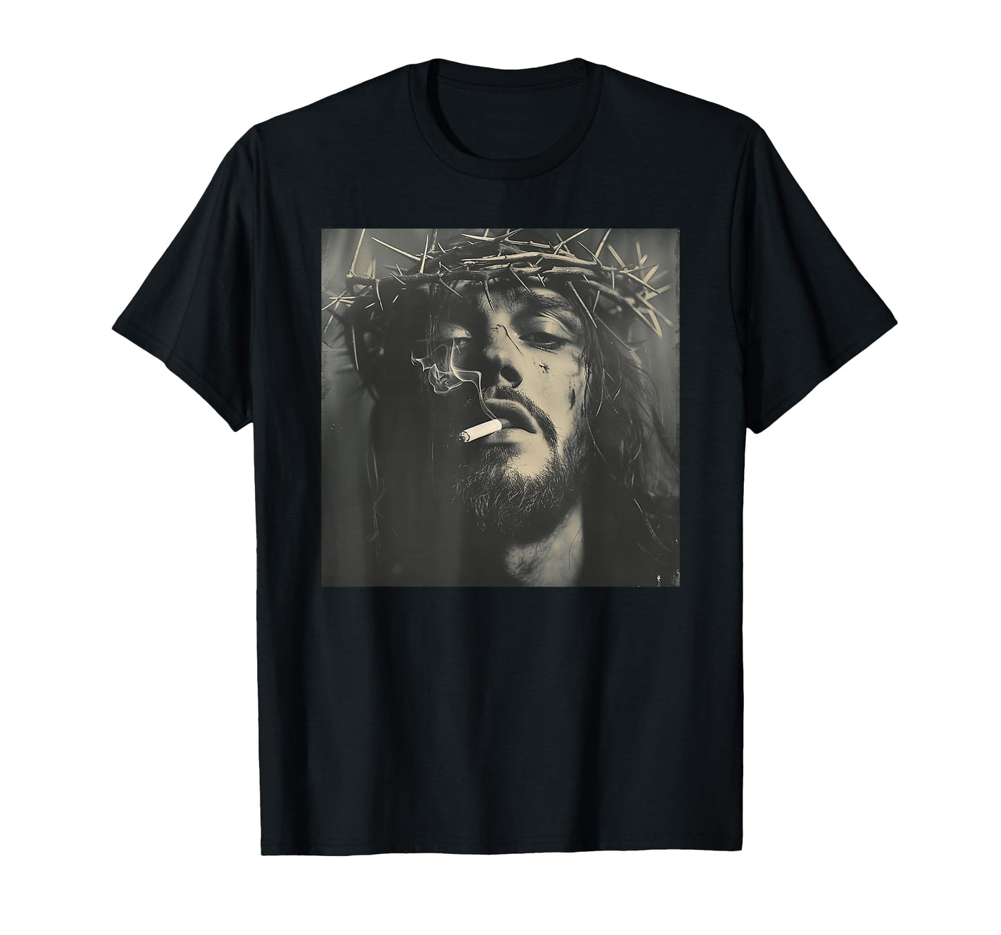 Cooler Jesus Christ Smokes, Resistance, Rebellious Jesus T-Shirt
