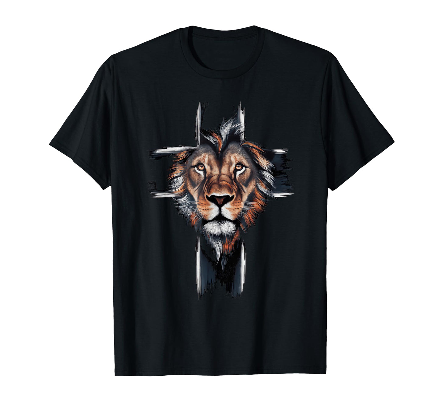Lion of Judah Christian Cross T-Shirt
