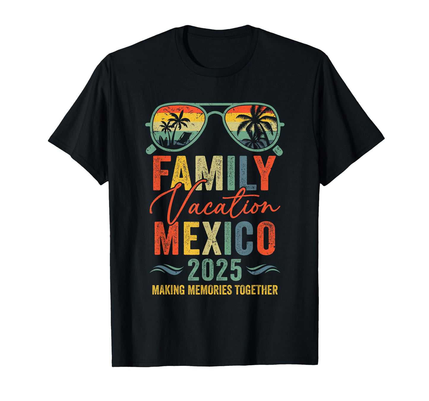 Mexico Vacation 2025 Matching Family Group Summer T-Shirt