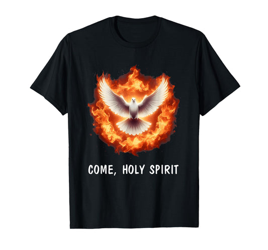 Come, Holy Spirit Cross Dove Pentecost T-Shirt