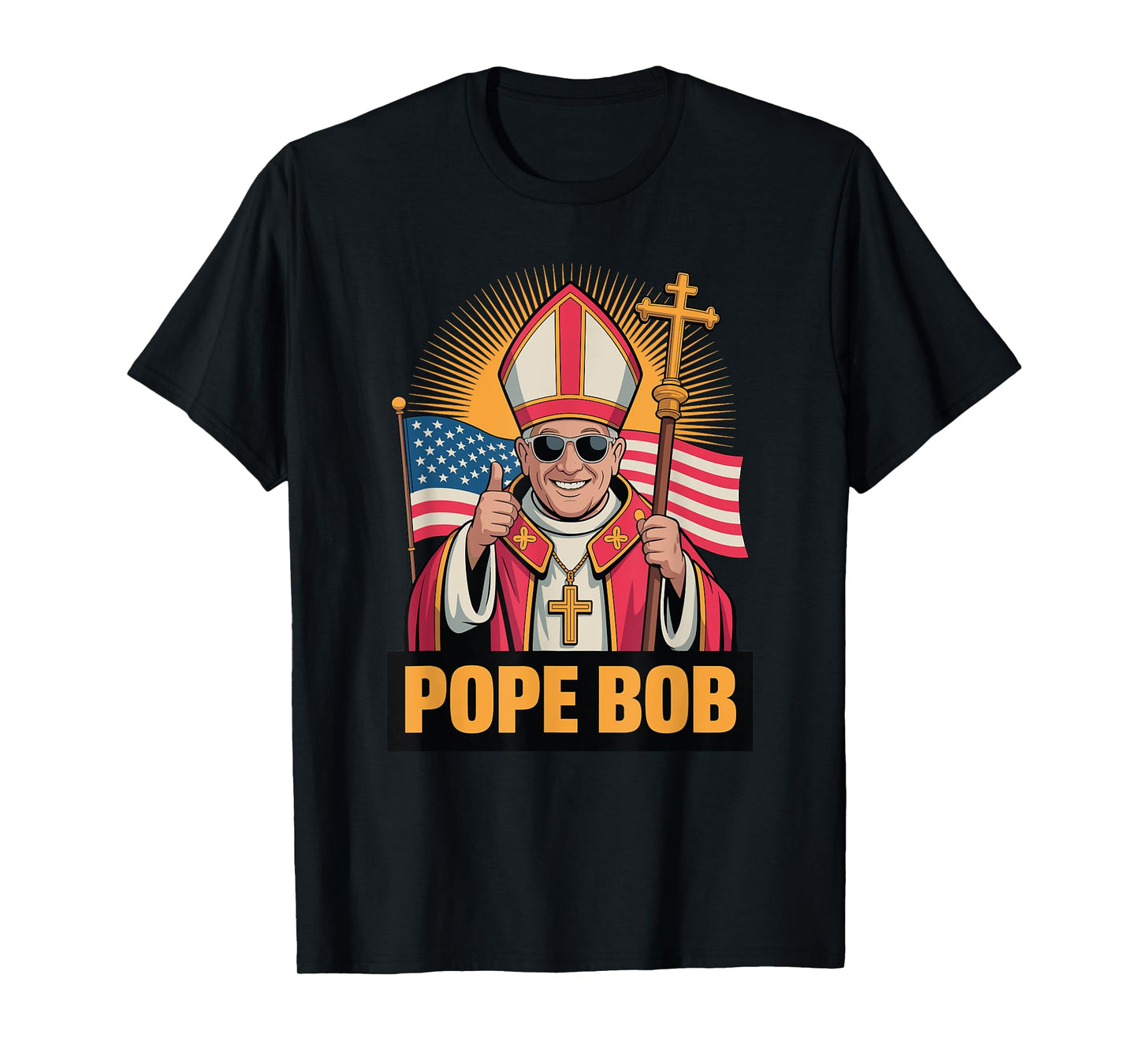 Pope Bob Robert Prevost Pope Leo XIV USA T-Shirt