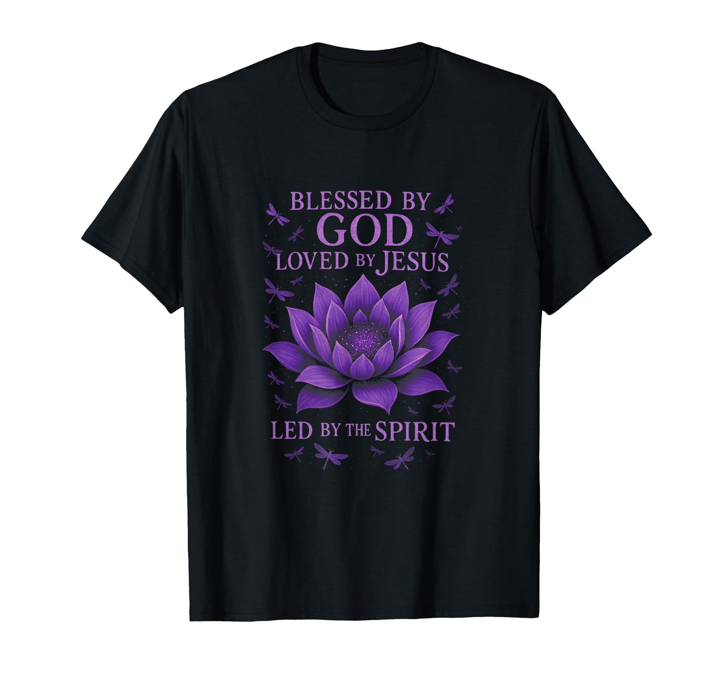 Blessed by God - Sunflower Butterflies Holy T-Shirt