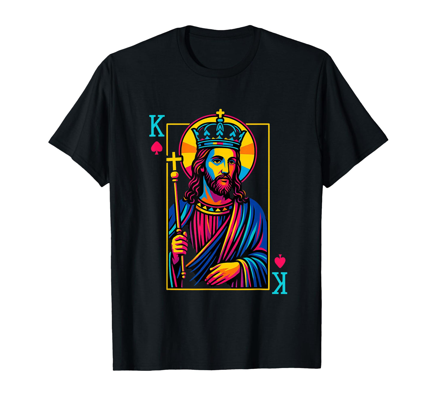 Jesus Christ King of Hearts T-Shirt