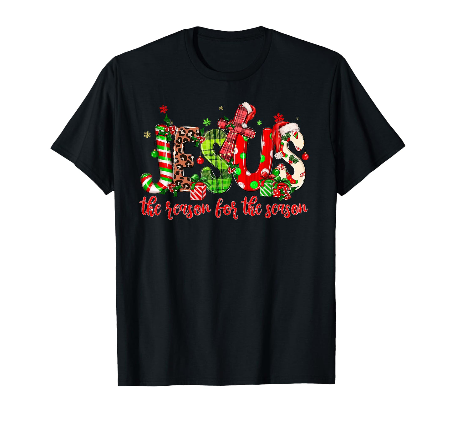 Jesus The Reason For The Season Christmas Christian Xmas T-Shirt