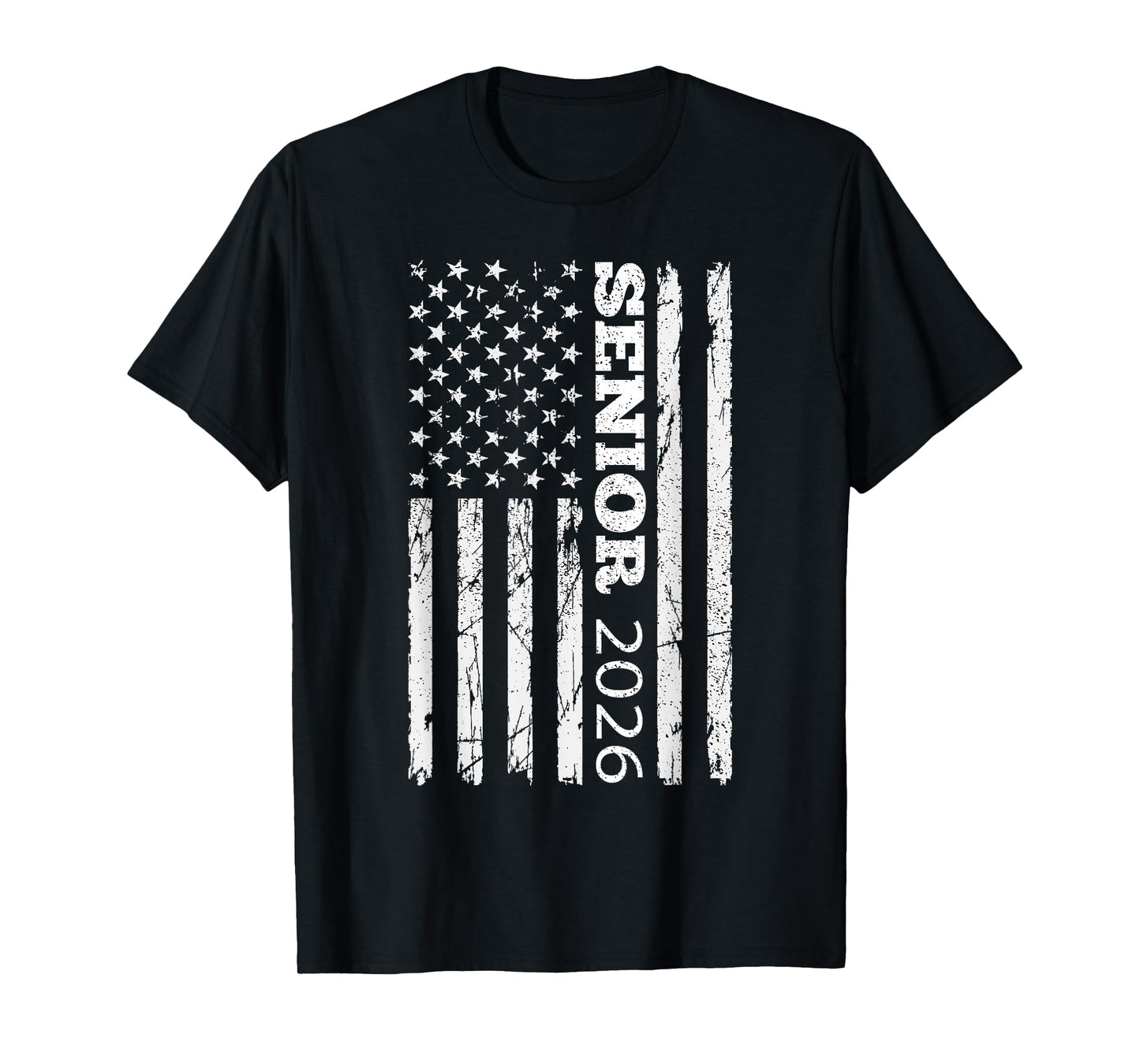 Senior Of 2026 Class USA Flag Patriotic American T-Shirt