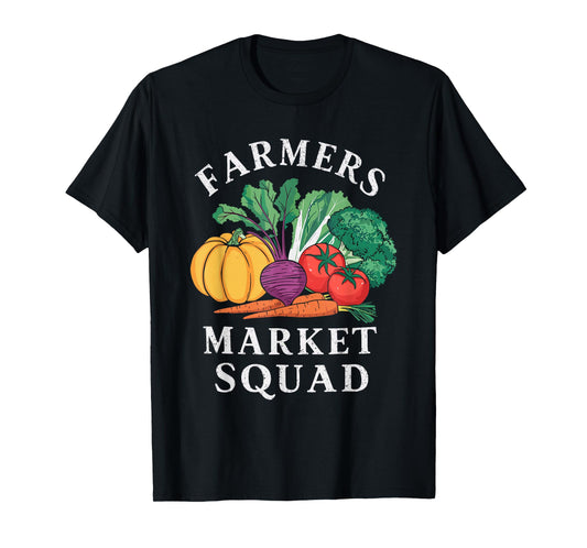 Farmers Market Farmer Agriculture Farming Food Vegetables T-Shirt