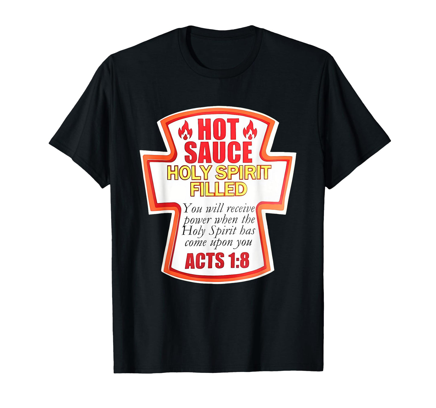 Hot Sauce Holy Spirit Group Condiment Christian Family T-Shirt