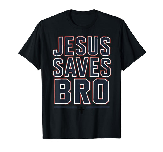 Youth Boy Jesus Saves Bro Funny Christian Teen Girl Love You T-Shirt