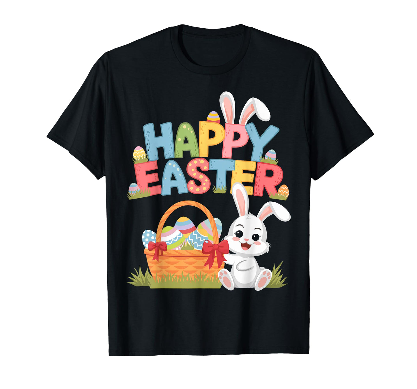 Happy easter with bunny for egg hunting T-Shirt