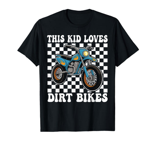 This Kid Loves Dirt Bikes Motocross Kids Dirt Bike T-Shirt