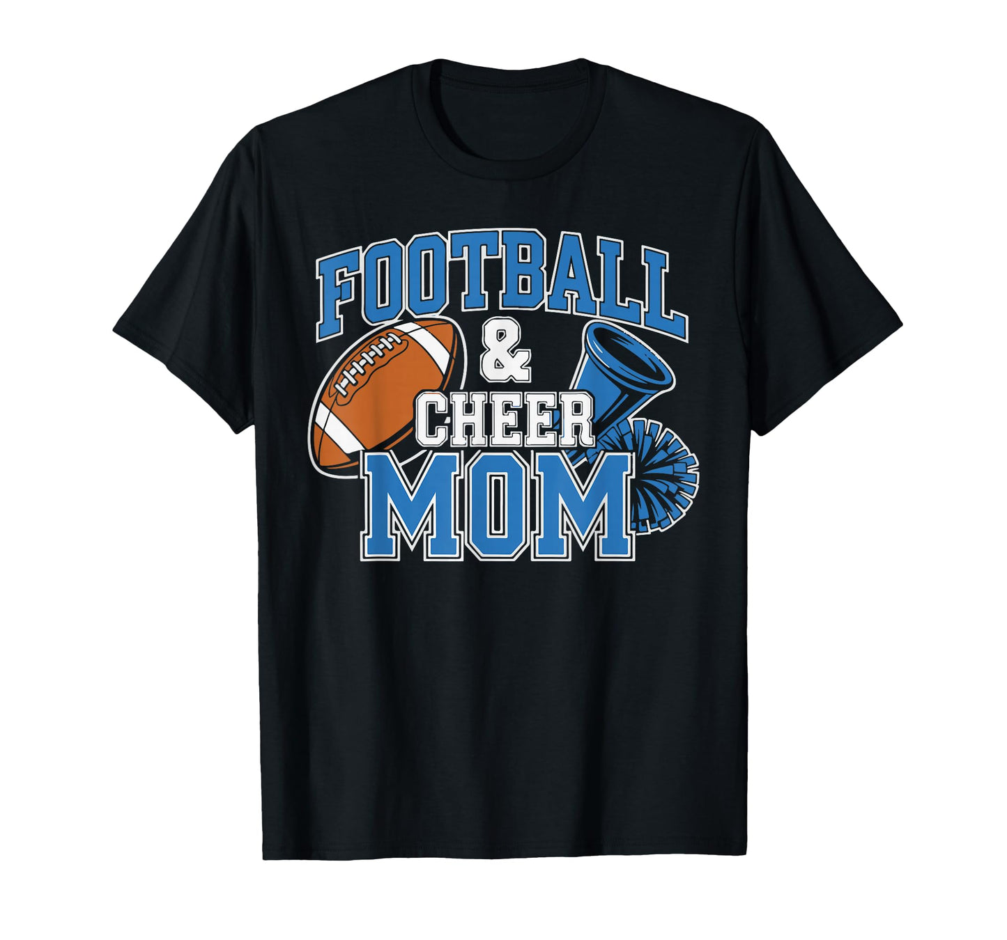 Football Cheer Mom for Women Men Vintage Cheer Spirit Funny T-Shirt