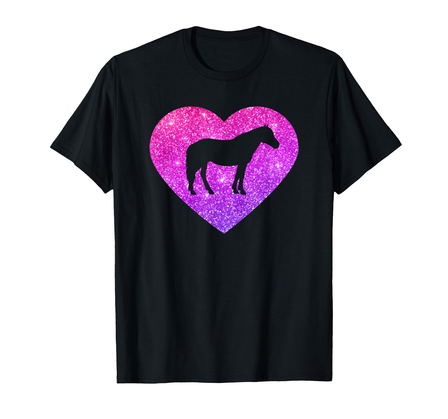 Foal Horse Heart Gift for Girls, Teenagers and Women T-Shirt