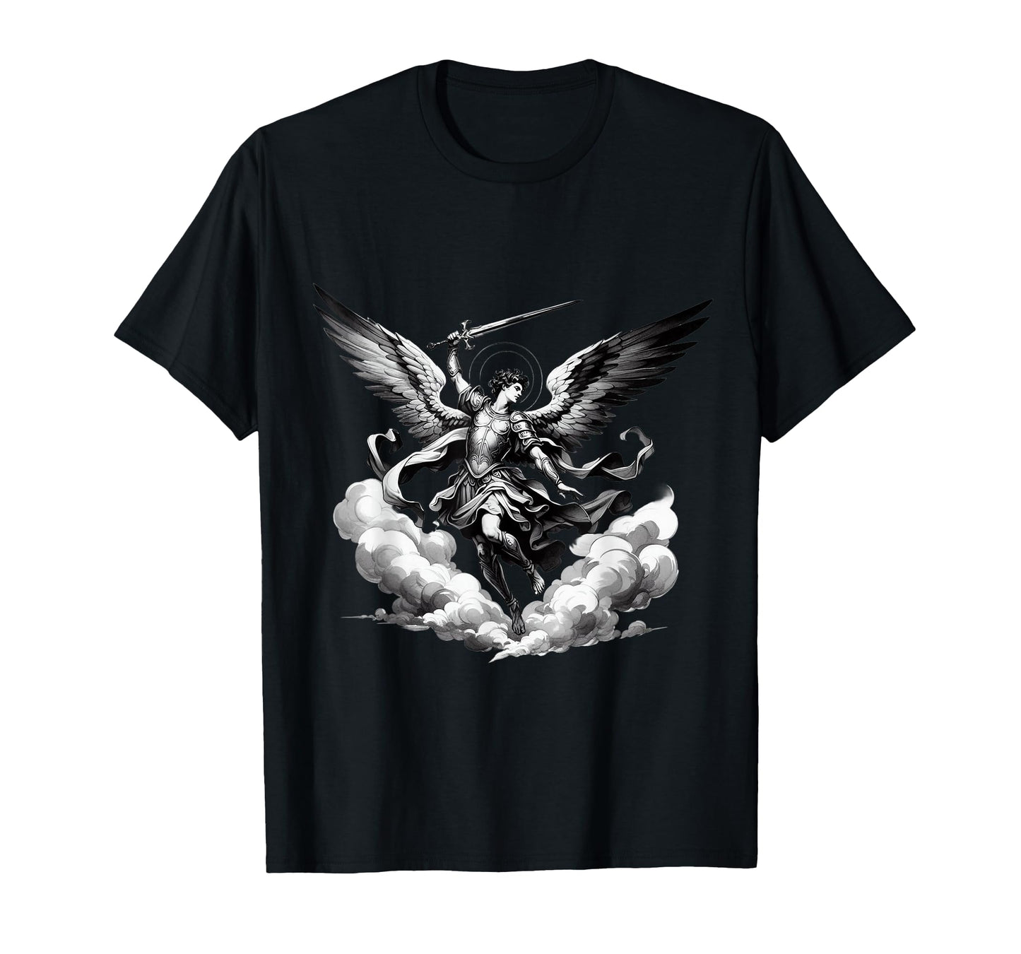 Saint Michael Archangel Catholic Angel Defend Us Christian T-Shirt