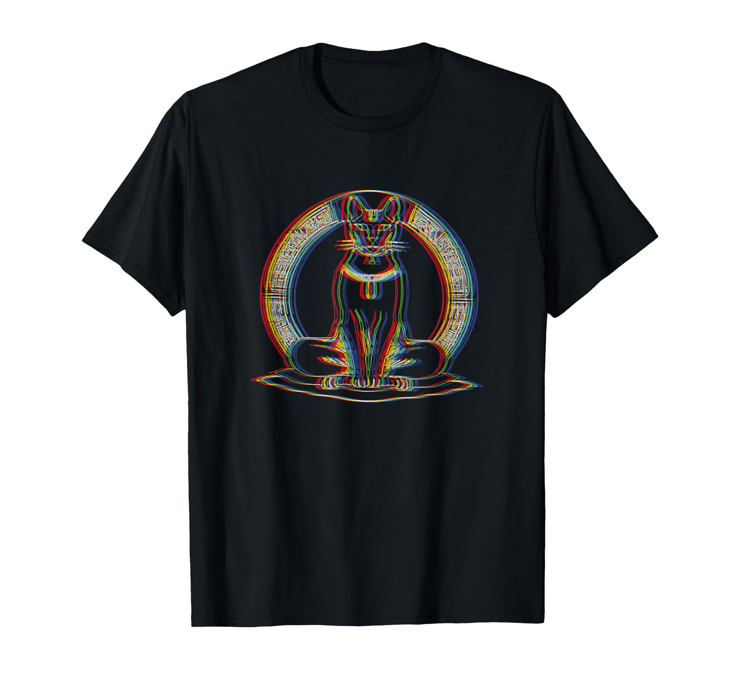 Bastet Ancient Egypt Cat God Hieroglyphic Egyptian History T-Shirt