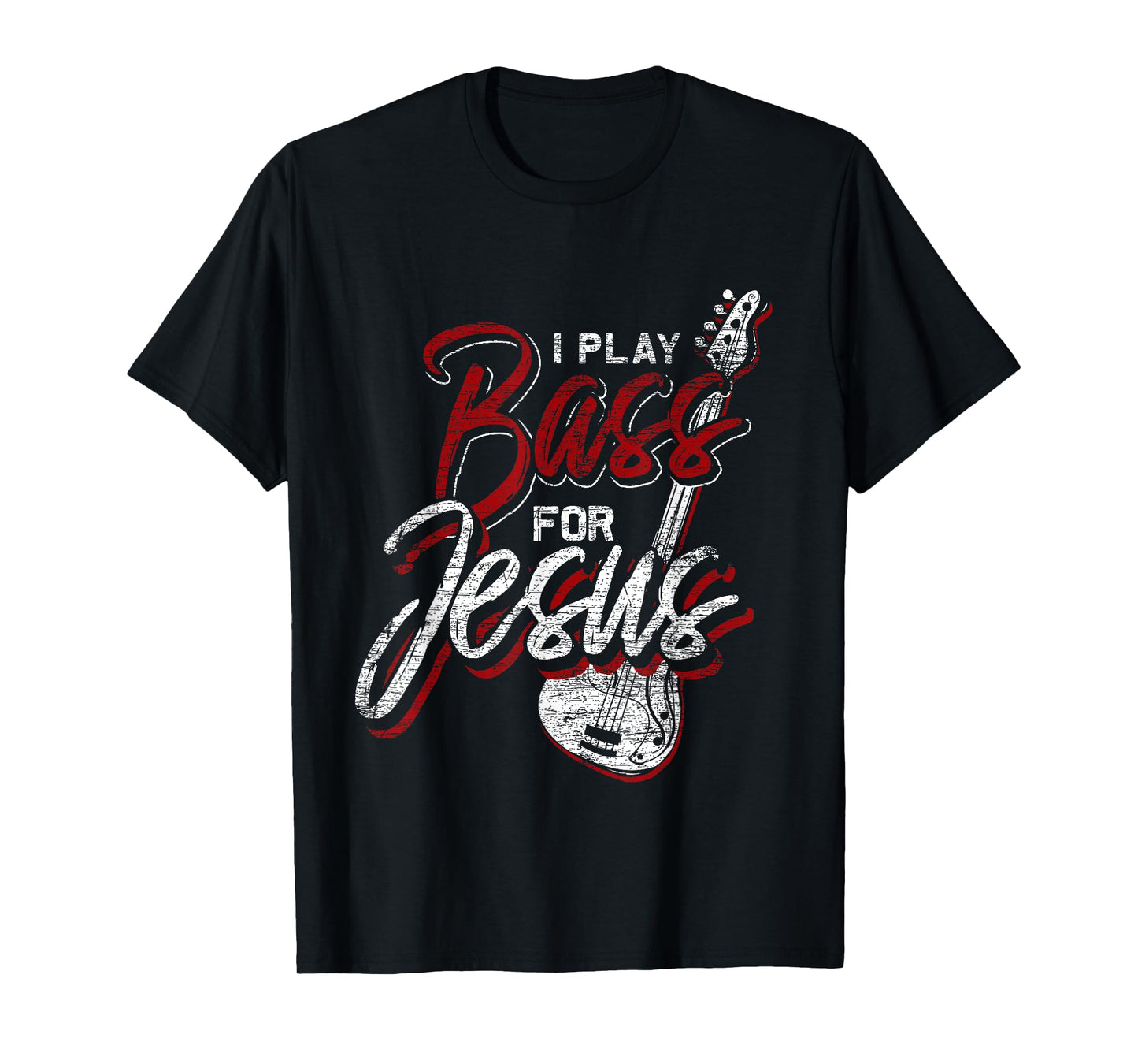 Jesus Bassist Christian Bass Player Bass Guitar T-Shirt