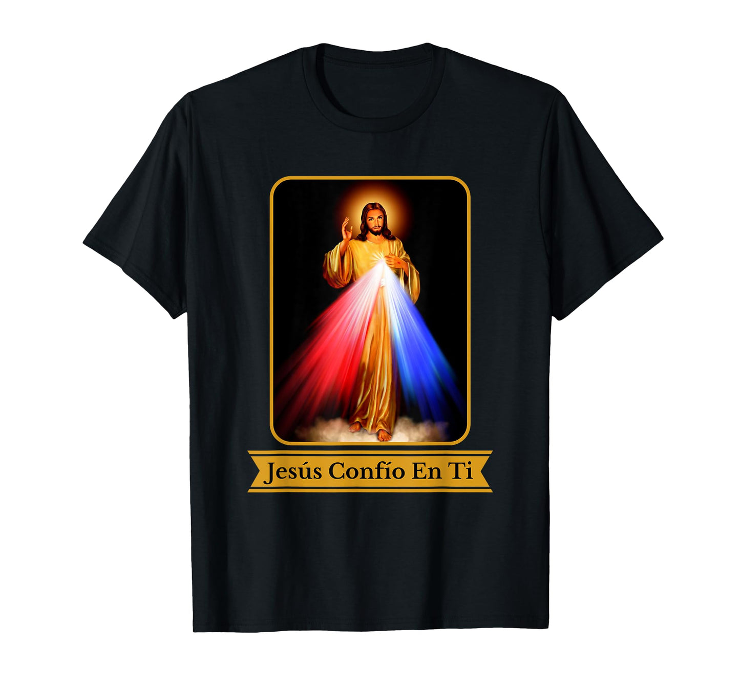 Jesús Confío En Ti Divine Mercy Spanish Language Catholic T-Shirt