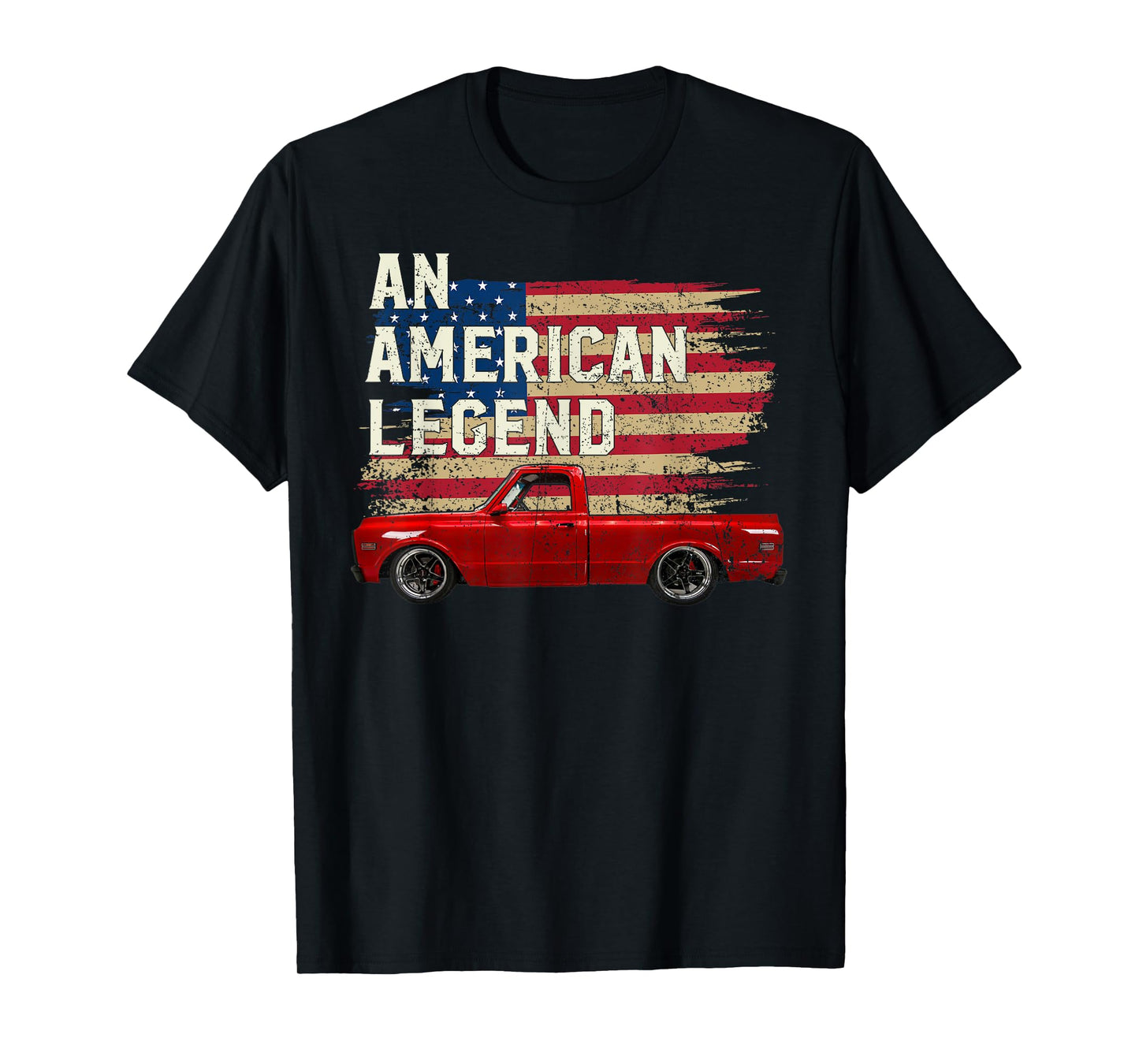 69 1969 1970 70 c10 truck American Flag Legend T-Shirt