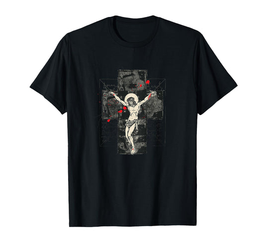 #snirt Jesus on the Cross T-Shirt Motif Jesus Hoodie God Mug T-Shirt