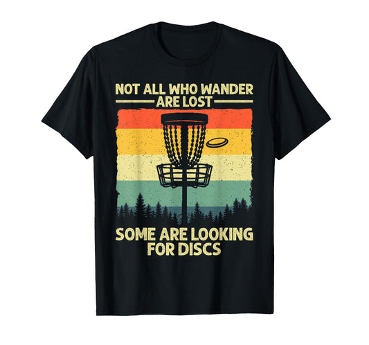 Funny Disc Golf Art For Men Women Kids Disc Golfer Disc Golf T-Shirt