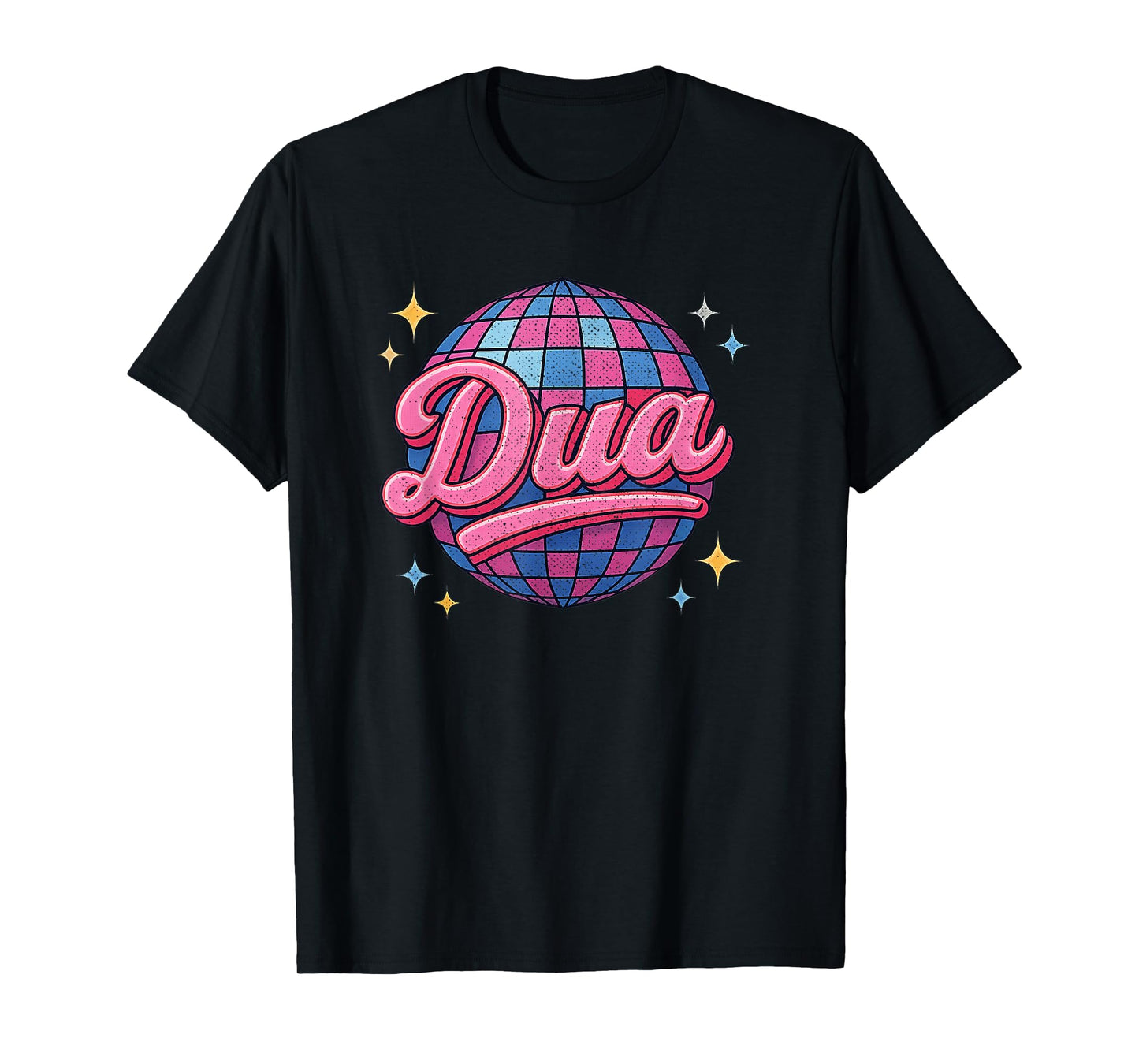 Love Heart Dua Tee Disco Vintage Style Black Funny Meme T-Shirt