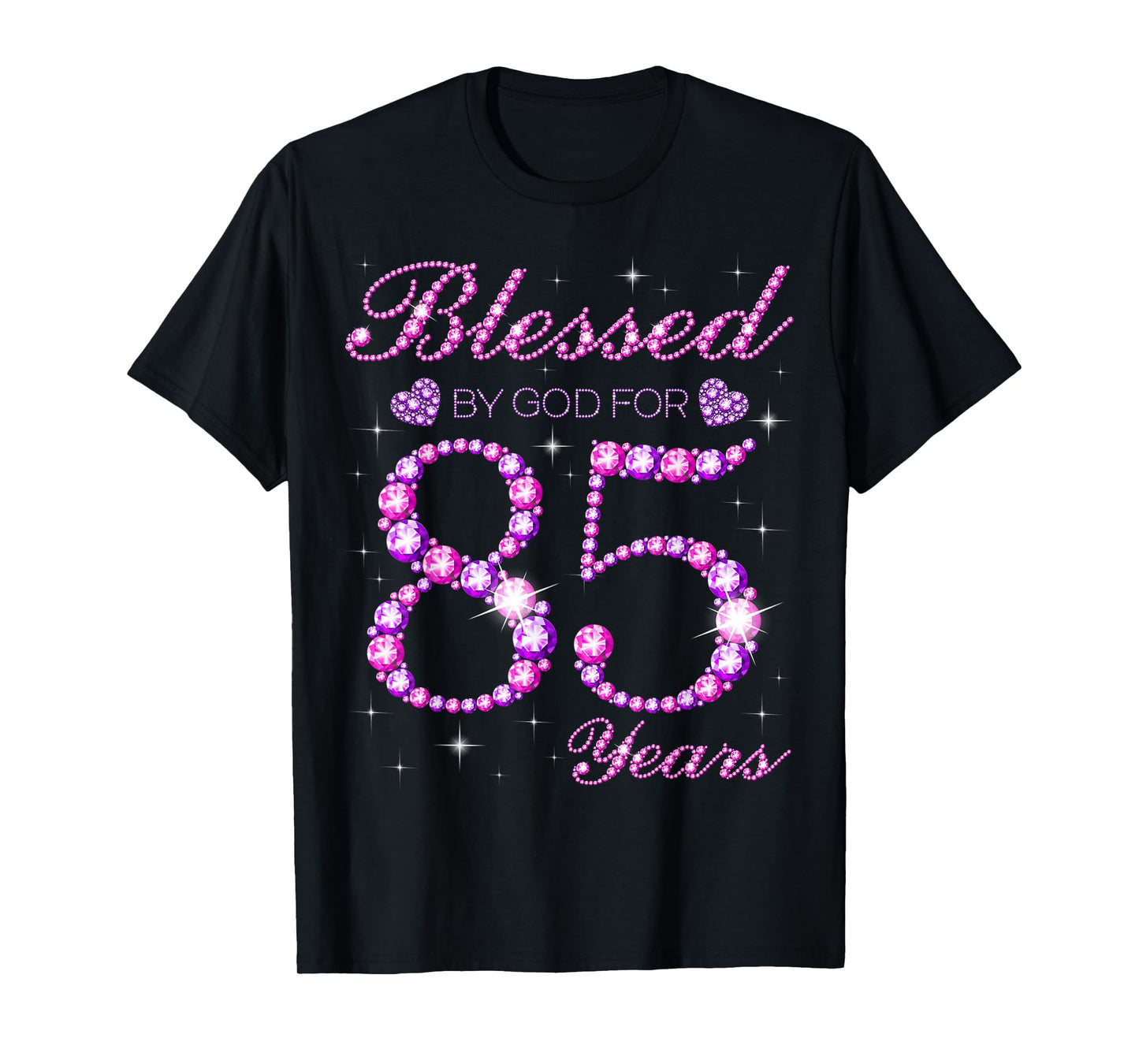Blessed by God for 85 Years Old 85th Birthday Party T-Shirt