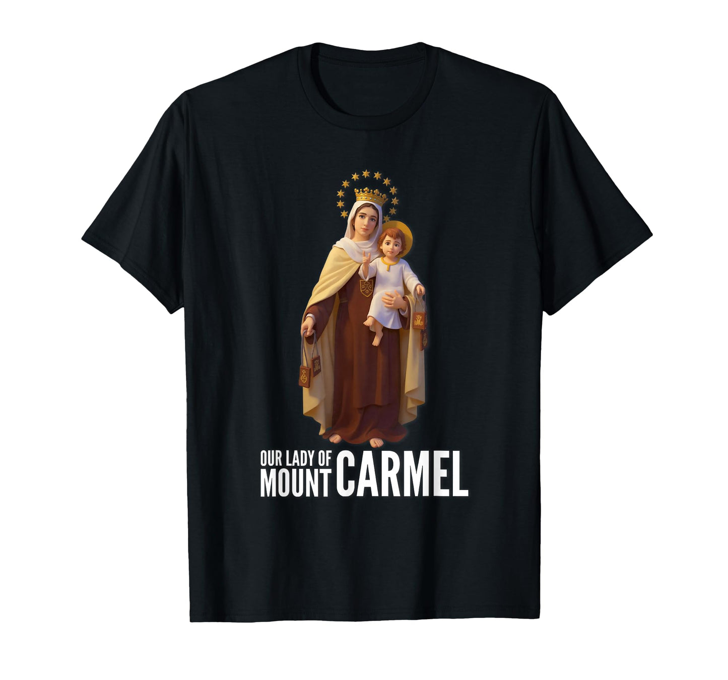 Our Lady of Mount Carmel Marian Catholic T-Shirt