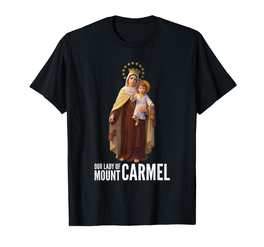 Our Lady of Mount Carmel Marian Catholic T-Shirt
