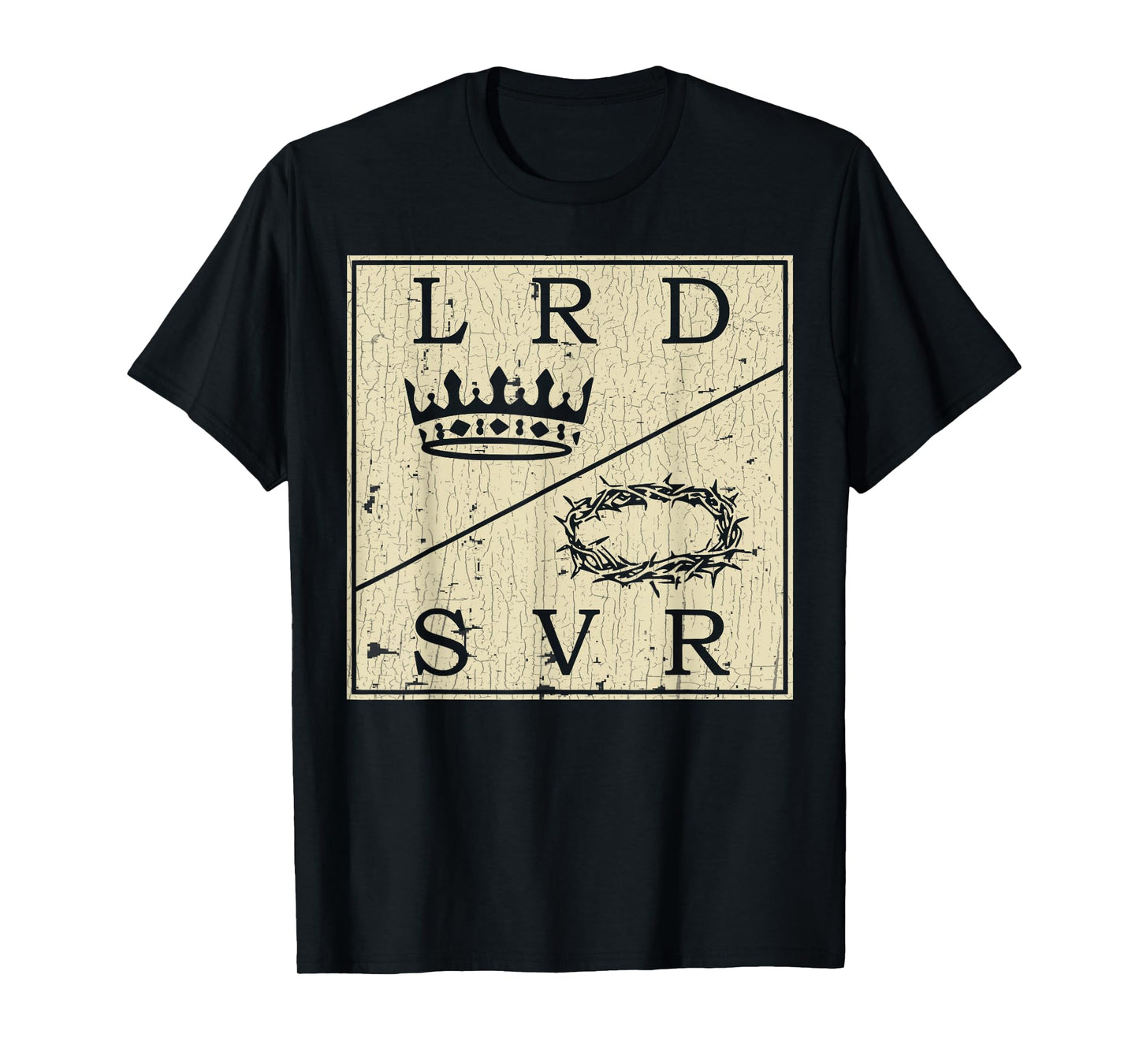 Vintage Retro Jesus Christian Lord & Savior Graphic 3 T-Shirt