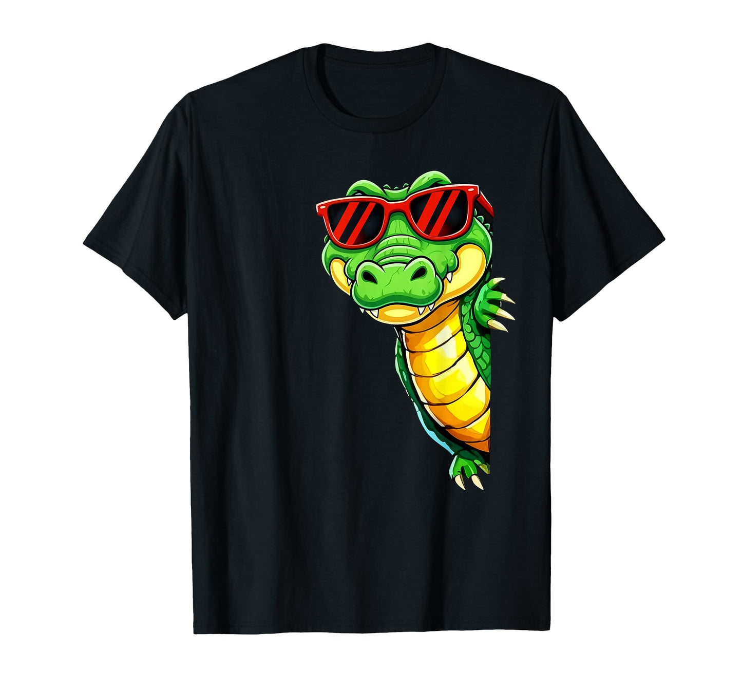 Funny Gator with Sunglasses Lovers for Men Women Girls Kids T-Shirt
