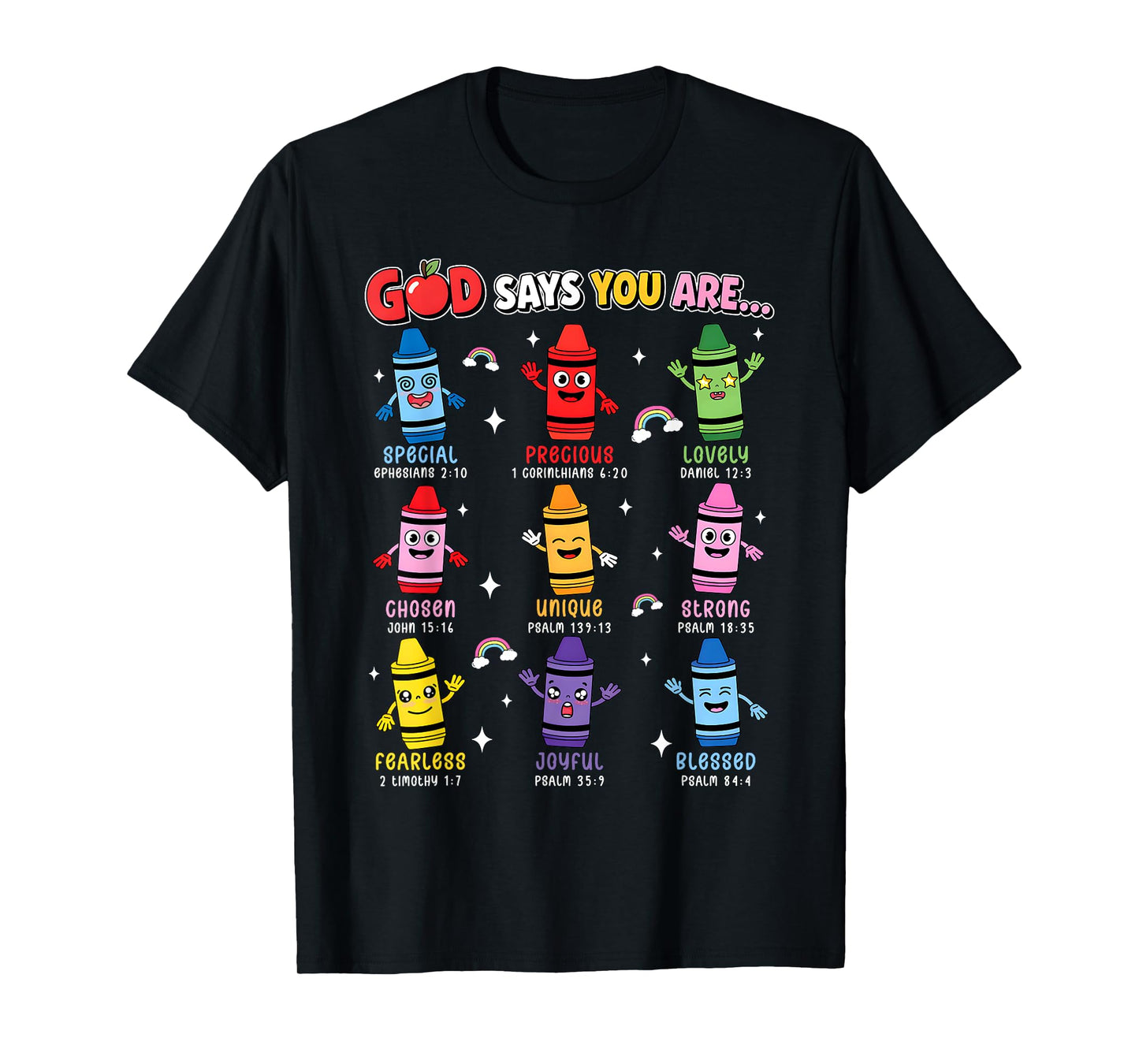 God Says You are Christian Kindergarten Teacher Funny T-Shirt