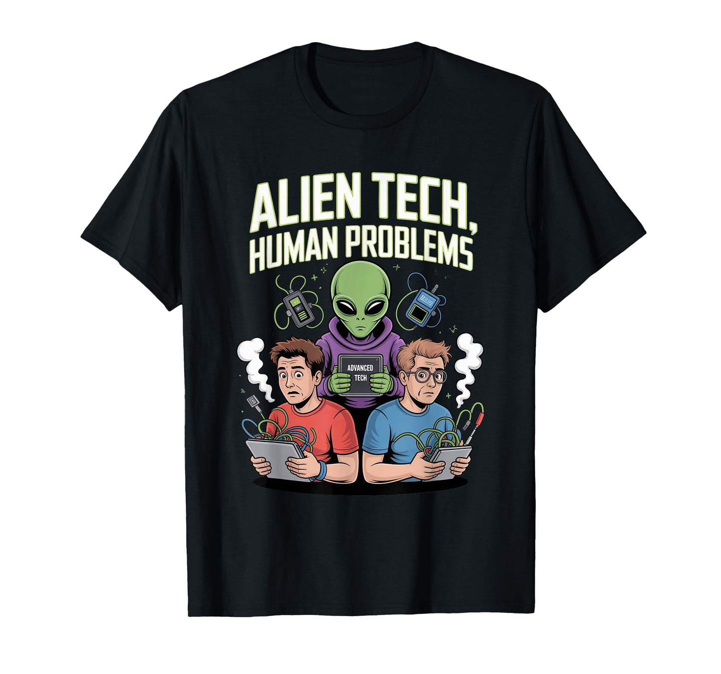 Anunnaki Alien Tech Sumerian Mythology Enki and Enlil T-Shirt