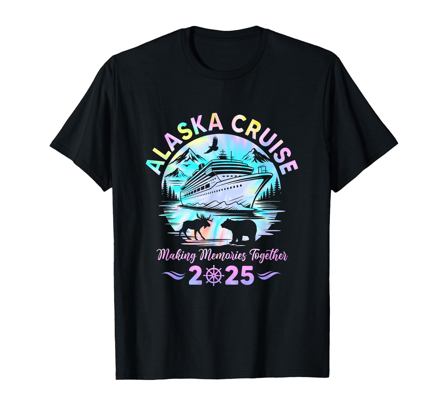 Alaska Cruise 2025 Matching Family Friends Group Adventure T-Shirt