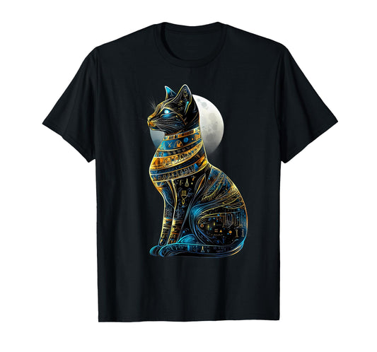 Ancient Egypt Bastet Cat Egyptian God Egyptology Tutankhamun T-Shirt