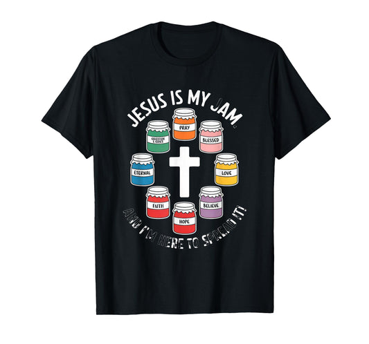 Jesus is My Jam Tshirt Men Women Christian Bible Verse T-Shirt